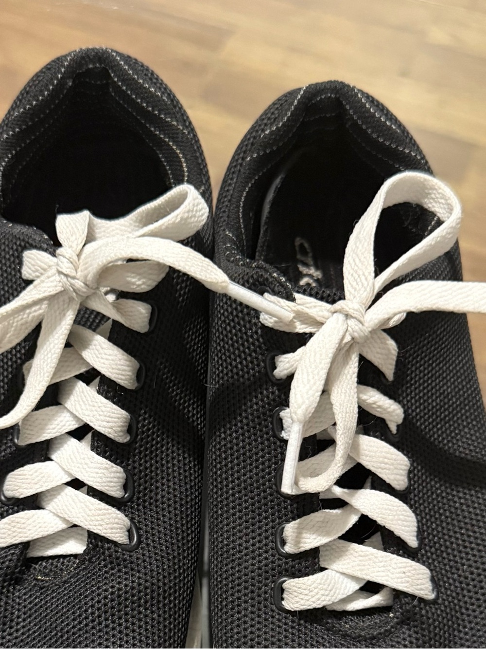 Atoms Women's Black Knit Sneakers with White Laces - Picture 9 of 10